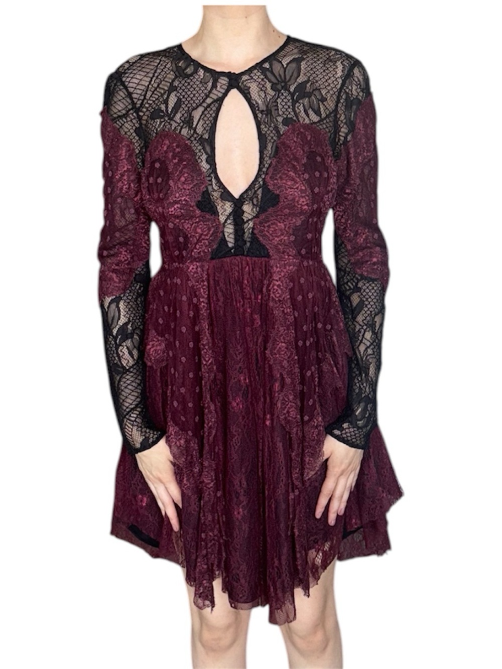 Free People Fairycore  lace dress